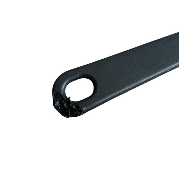 Vintage Tailor Made 4 Slot Spatula Turner Flipper Nylon Plastic Black - Picture 2 of 7